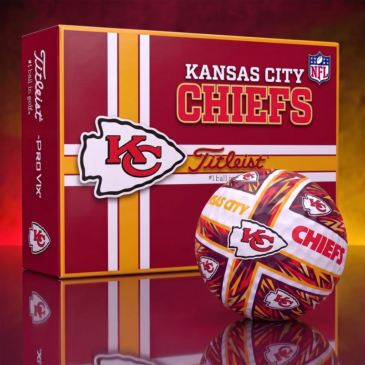 PREMIUM NFL X KC EXCLUSIVE BESPOKE JESUS V3 GOLF BALL SET EDITION