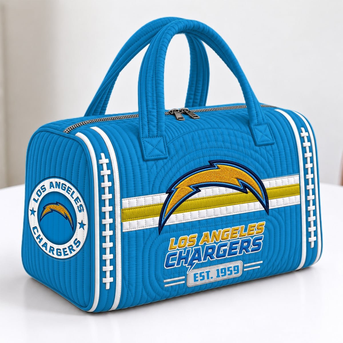 PREMIUM NFL X LAC EXCLUSIVE 3D Quilted Luggage Travel Bag LIMITED EDITION