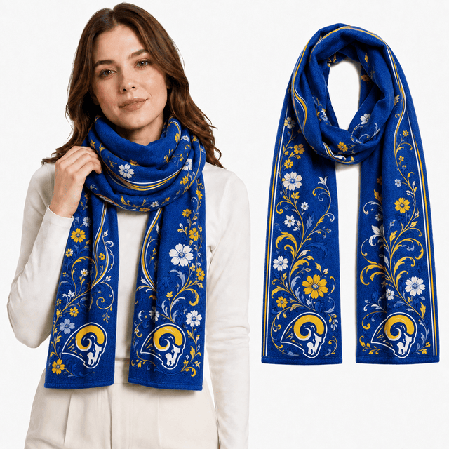 PREMIUM NFL X LAR EXCLUSIVE Floral Scarf Big Gift For Women Limited Edition