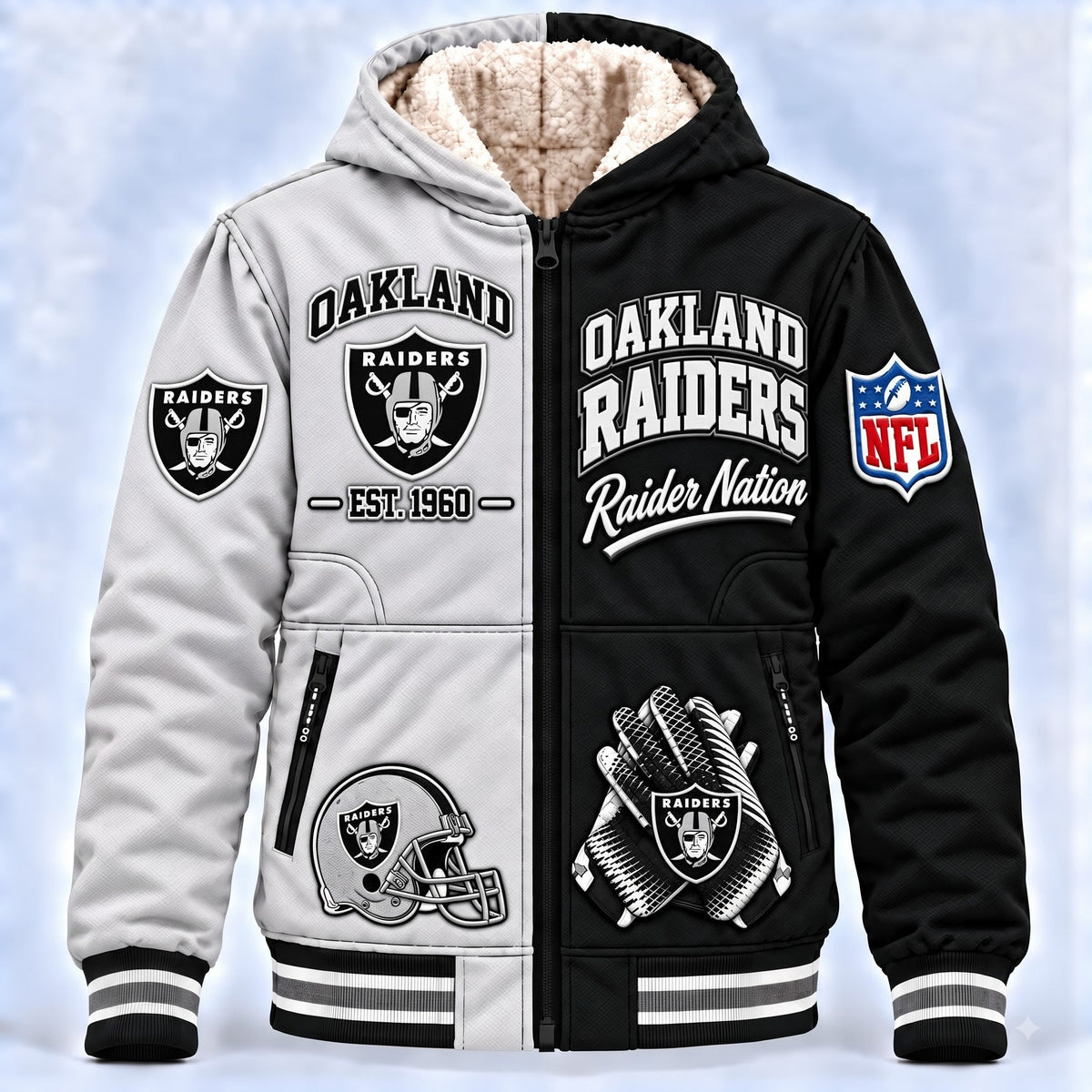 PREMIUM NFL X LV AURA LUXE FLEECE JACKET LIMITED EDITION