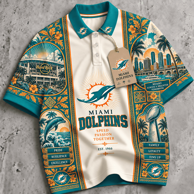 PREMIUM NFL X MD EXCLUSIVE RETRO VINTAGE POLO SHIRT LIMITED EDITION