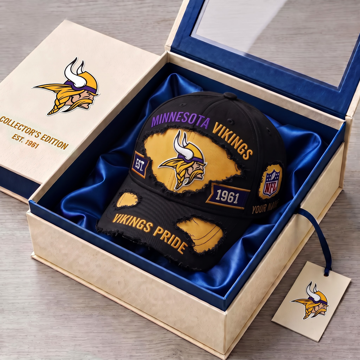 PREMIUM NFL X MV DELUXE CUSTOME NAME CLASSIC CAP LIMTED EDITION
