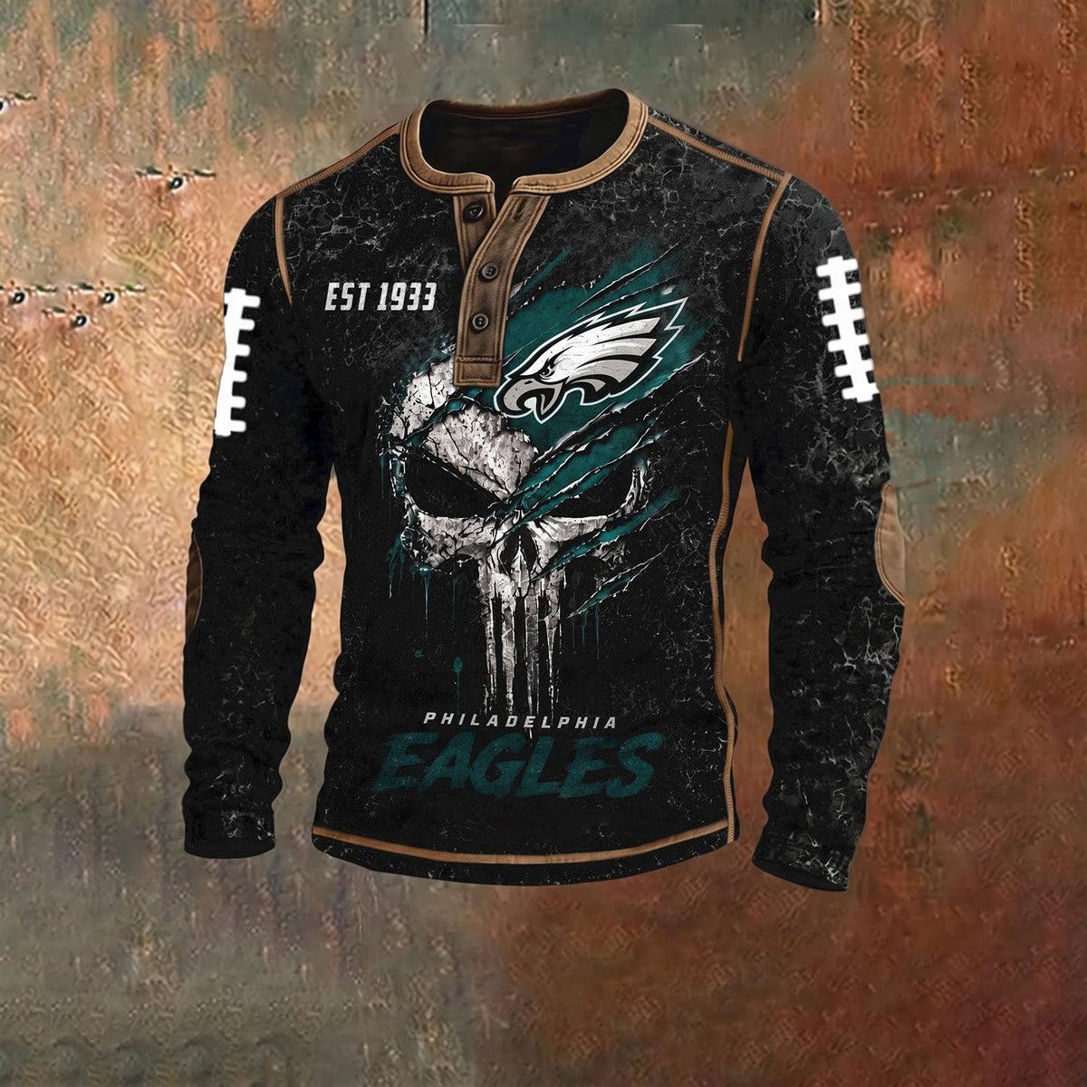 PREMIUM NFL X PHI EXCLUSIVE Shadow Skull NFL Long Sleeve – Tactical Edition