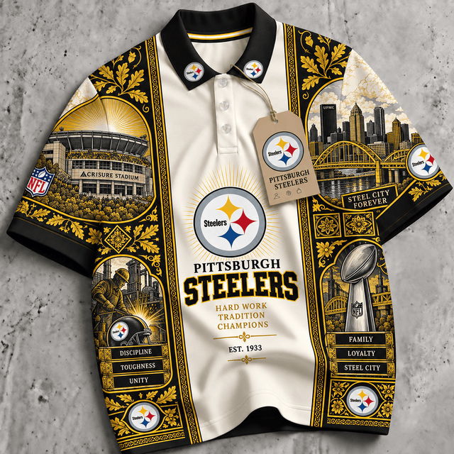 PREMIUM NFL X PS EXCLUSIVE RETRO VINTAGE POLO SHIRT LIMITED EDITION
