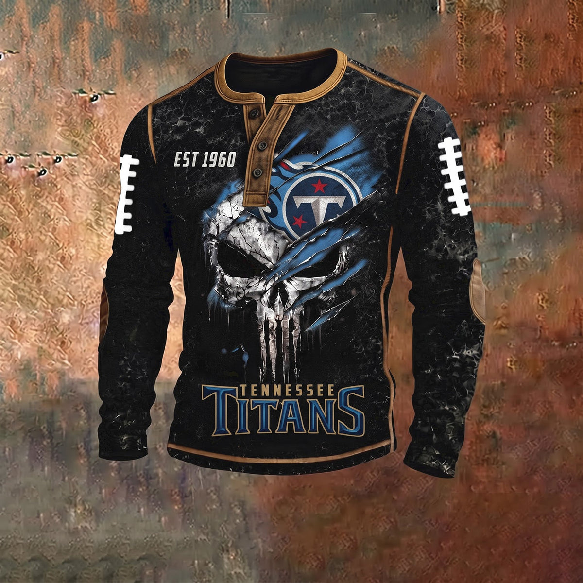 PREMIUM NFL X TEN EXCLUSIVE Shadow Skull NFL Long Sleeve – Tactical Edition