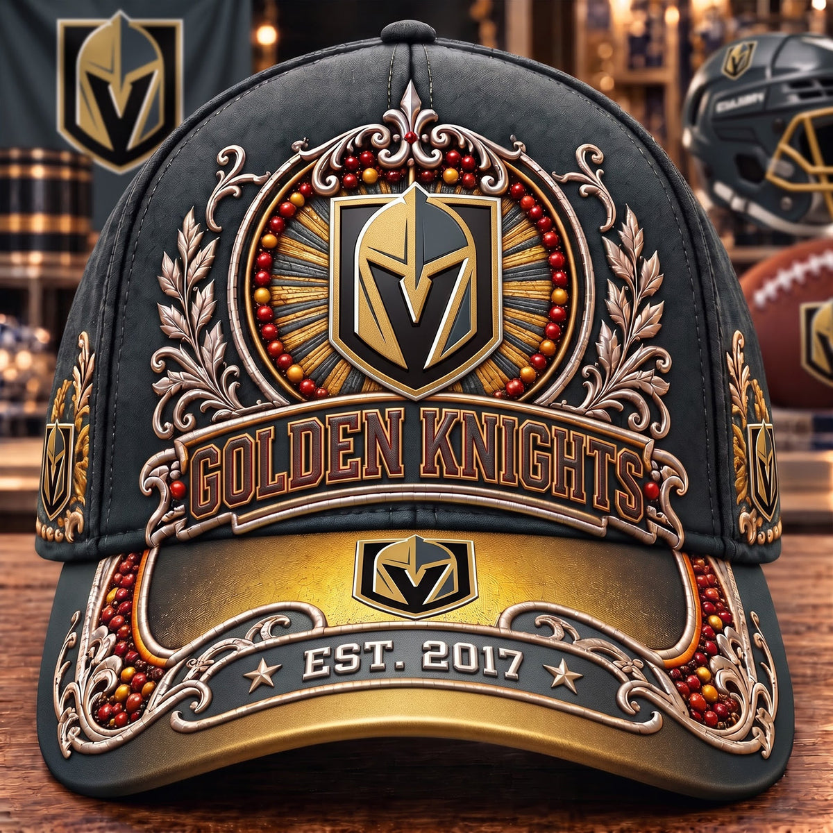 PREMIUM NHL X VGK 3D ROYAL CLASSIC CAP LIMITED EDITION