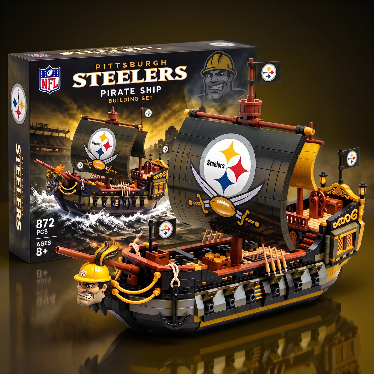 PS x NFL 50th Anniversary Pirate Ship Building Set