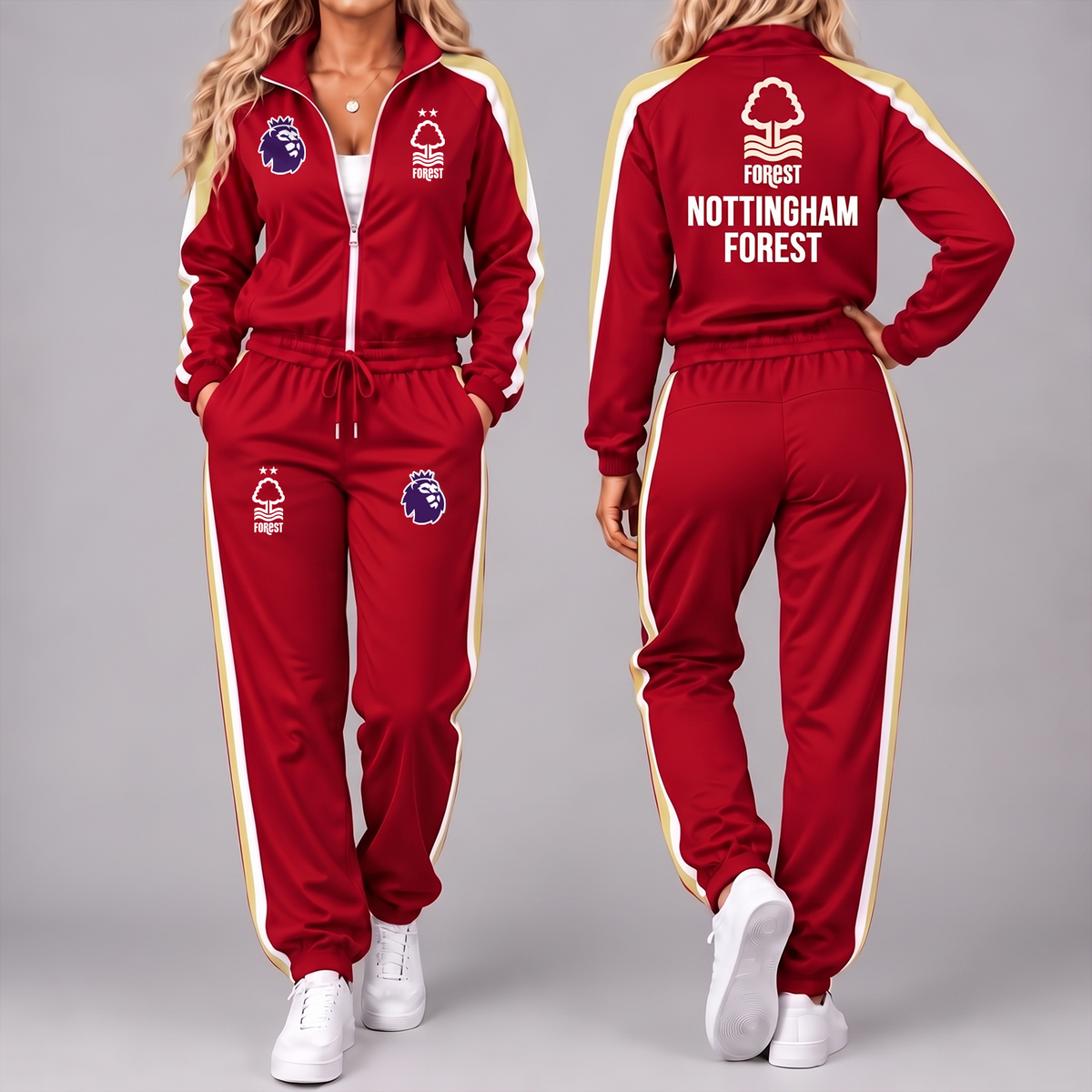 Premium EPL x NFO Game Day Waterproof Windbreaker Zip-Up Tracksuit Set