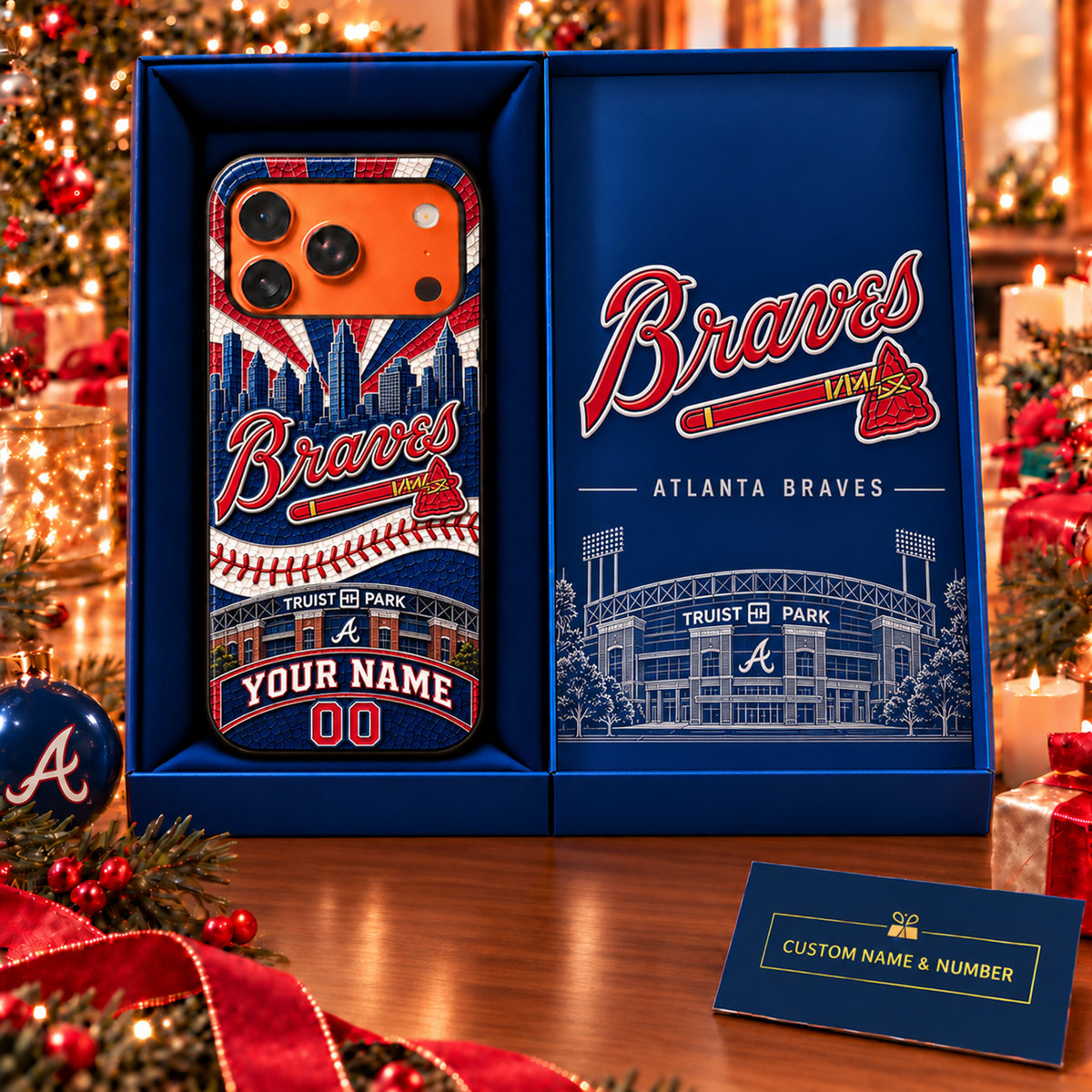 Premium MLB x ATL Personalized Phone Case for Fans