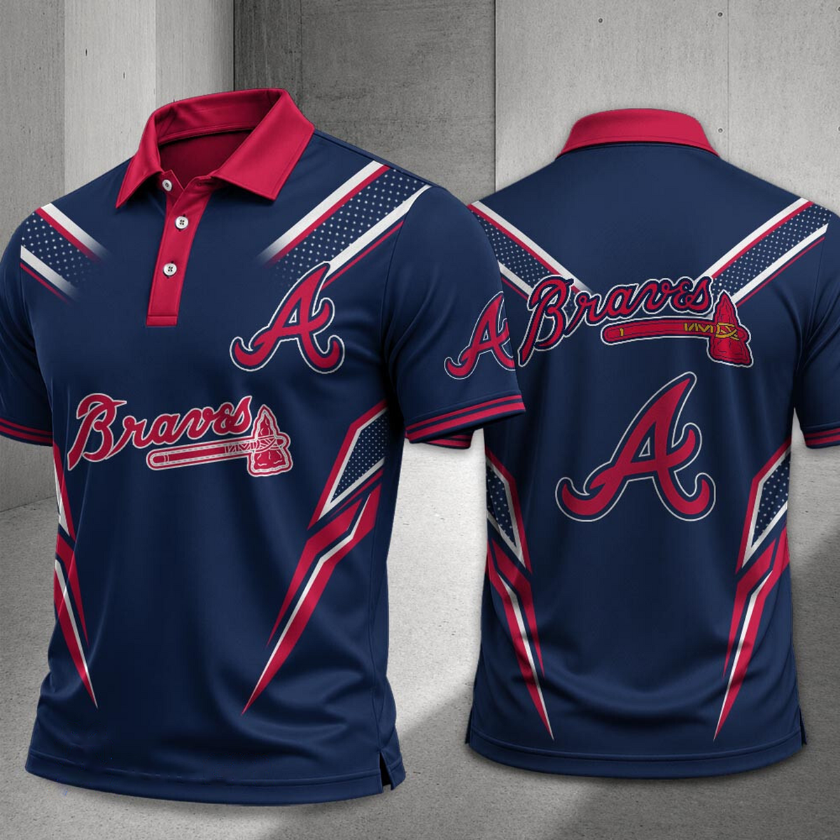 Premium MLB x ATL Polo Shirt