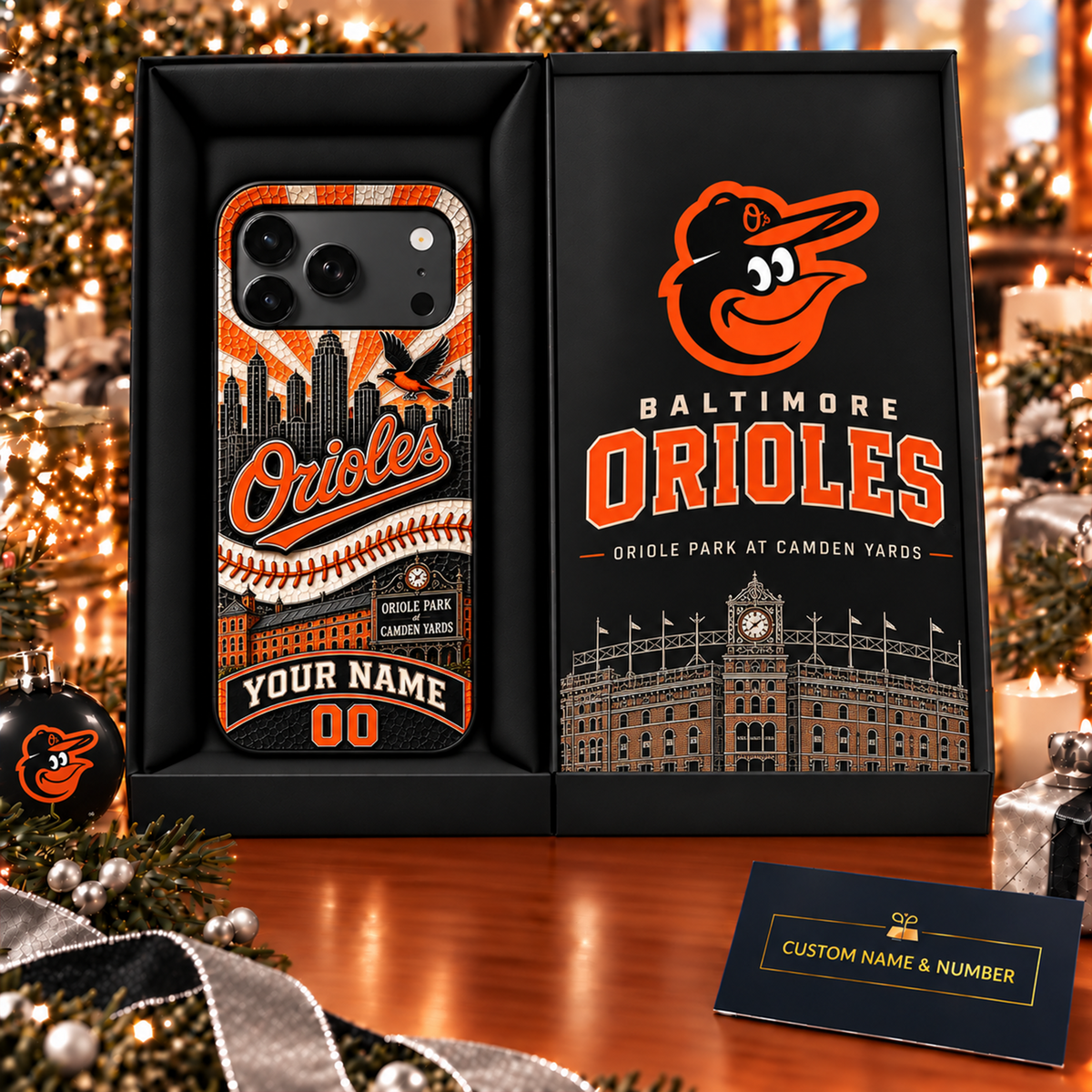 Premium MLB x BAL Personalized Phone Case for Fans