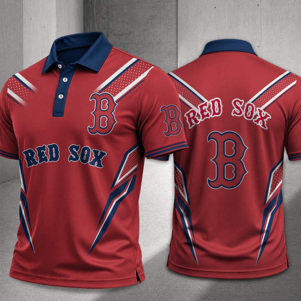 Premium MLB x BOS Polo Shirt