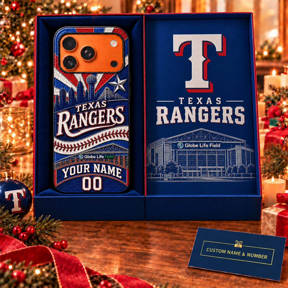 Premium MLB x TEX Personalized Phone Case for Fans