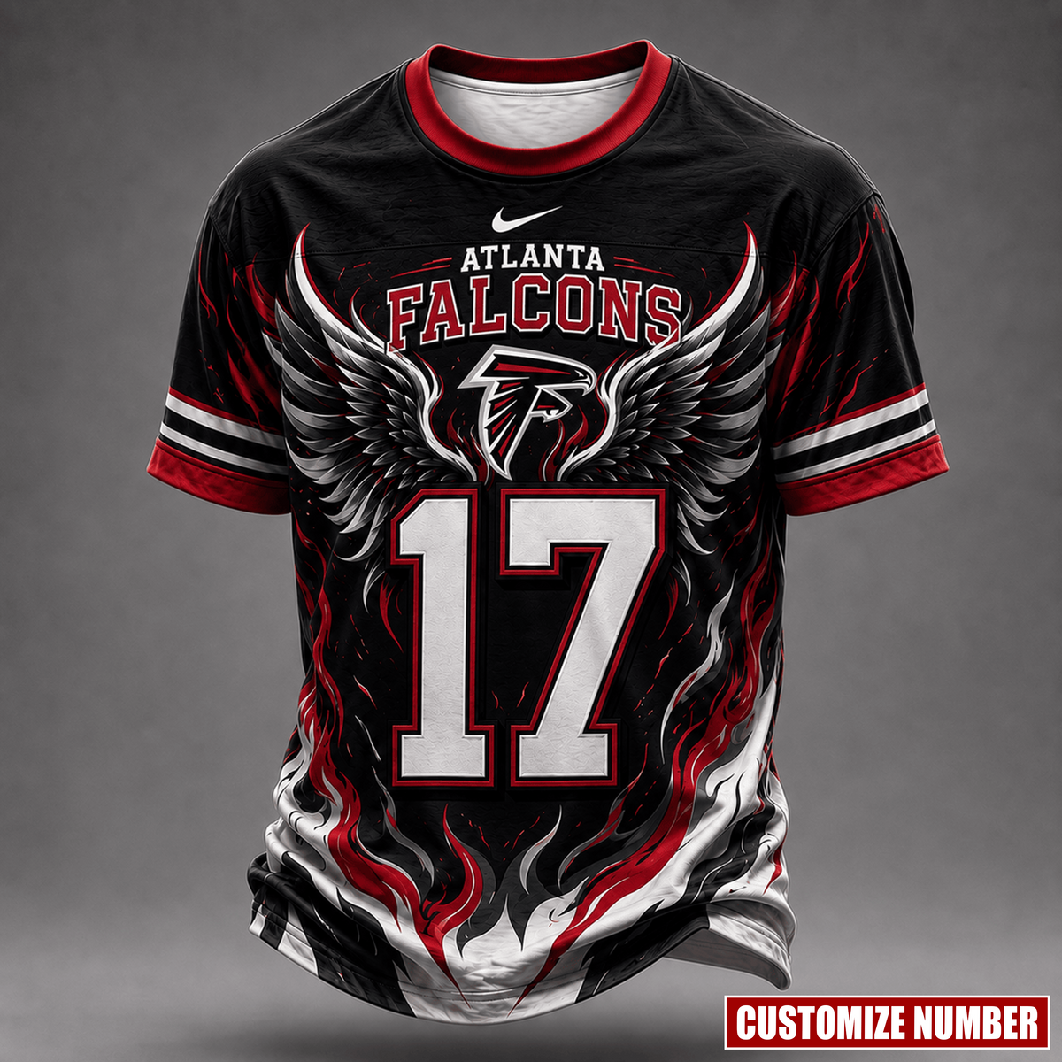 Premium NFL X AF EXCLUSIVE PERSONALIZED Wings of Fury T-Shirt LIMITED EDITION