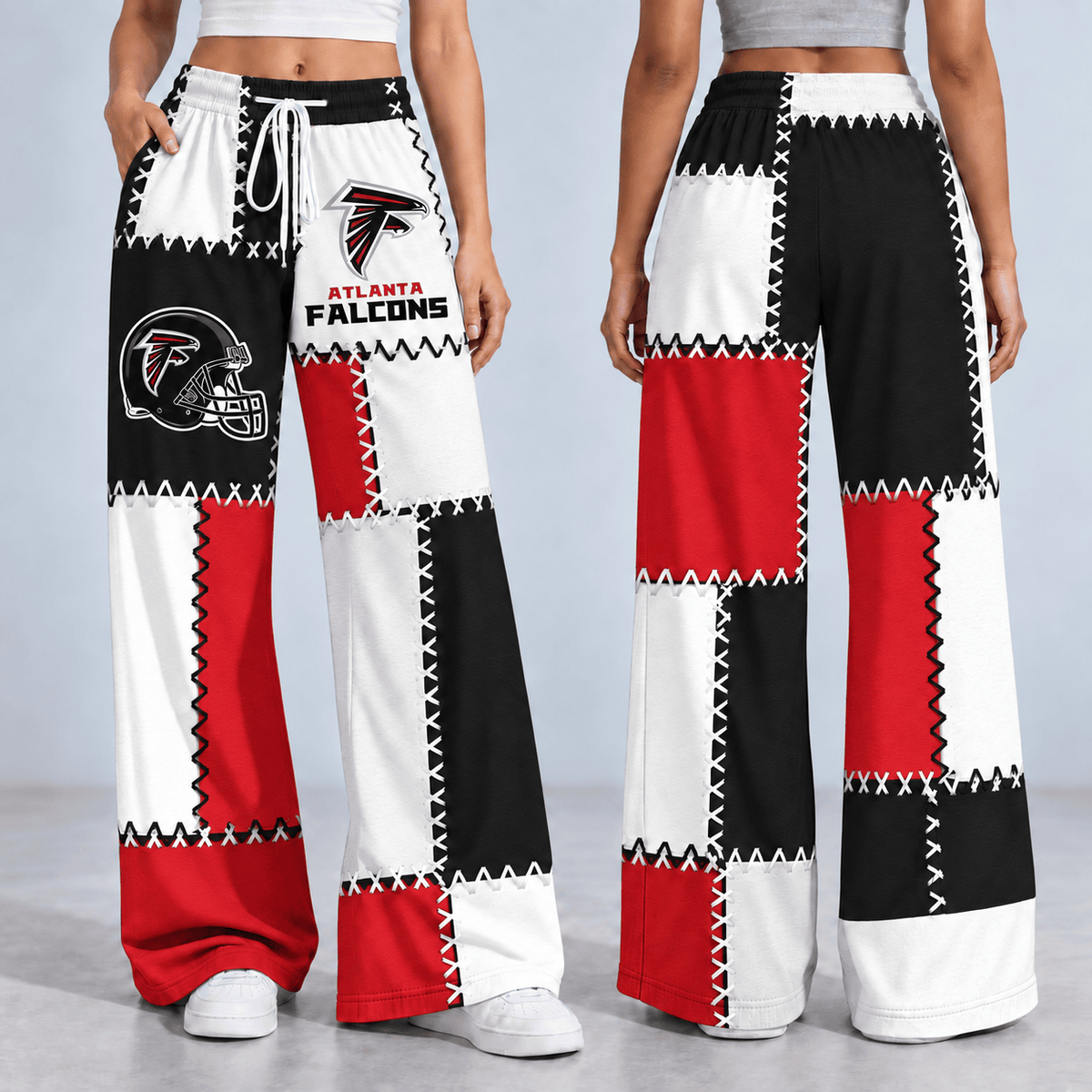 Premium NFL x ATL Patchwork Casual Pants