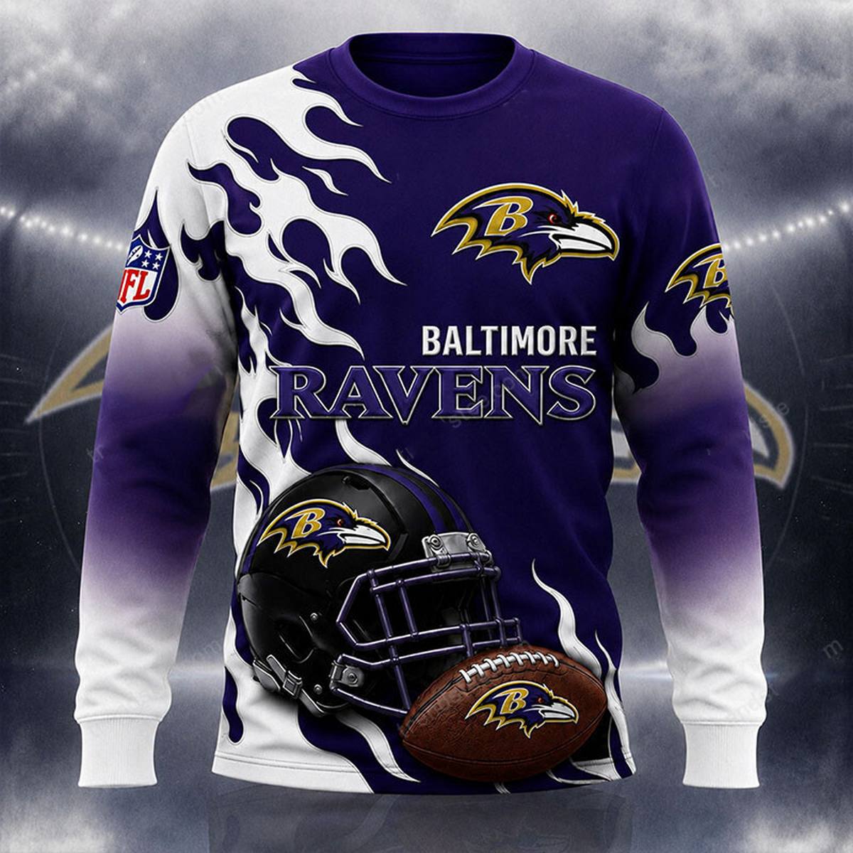 Premium NFL x BAL Fire Limited Aparael