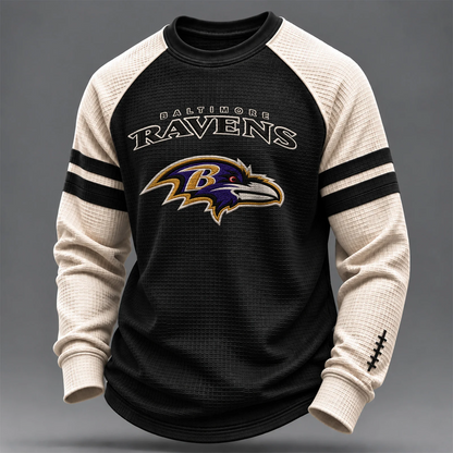 Premium NFL x BAL Waffle Sweatshirt