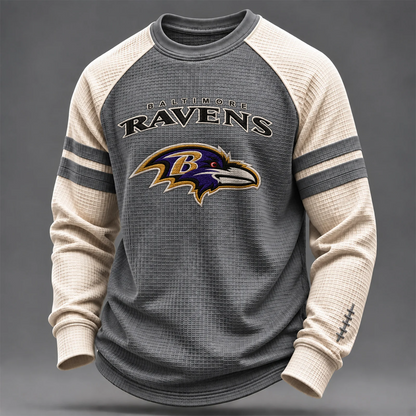 Premium NFL x BAL Waffle Sweatshirt