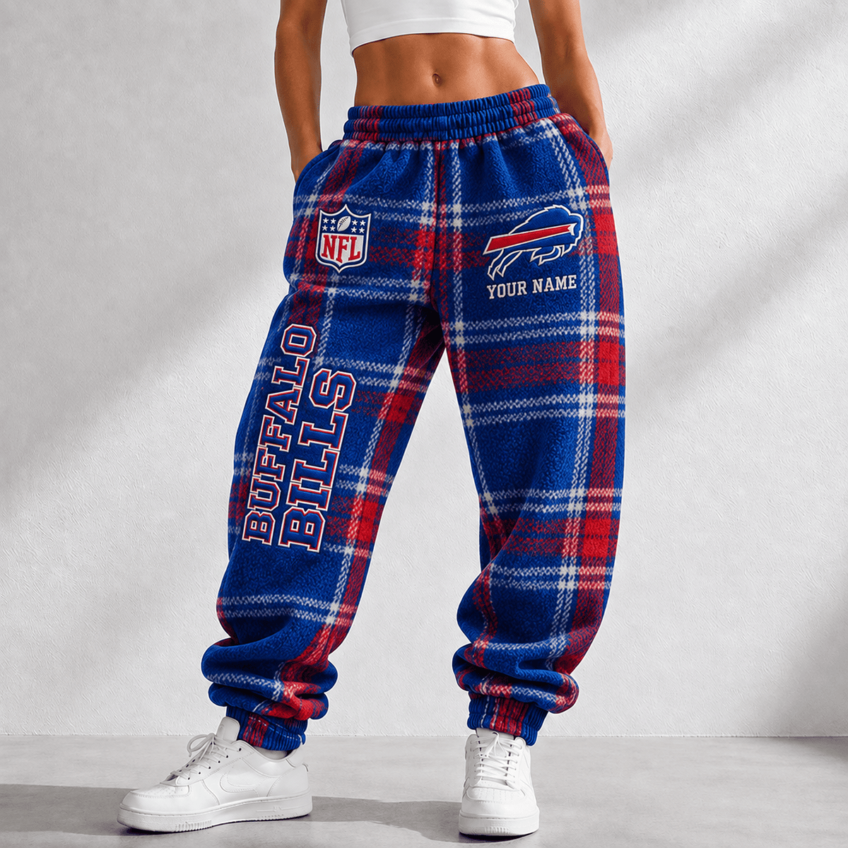 Premium NFL x BUF Personalized Name Long Pants