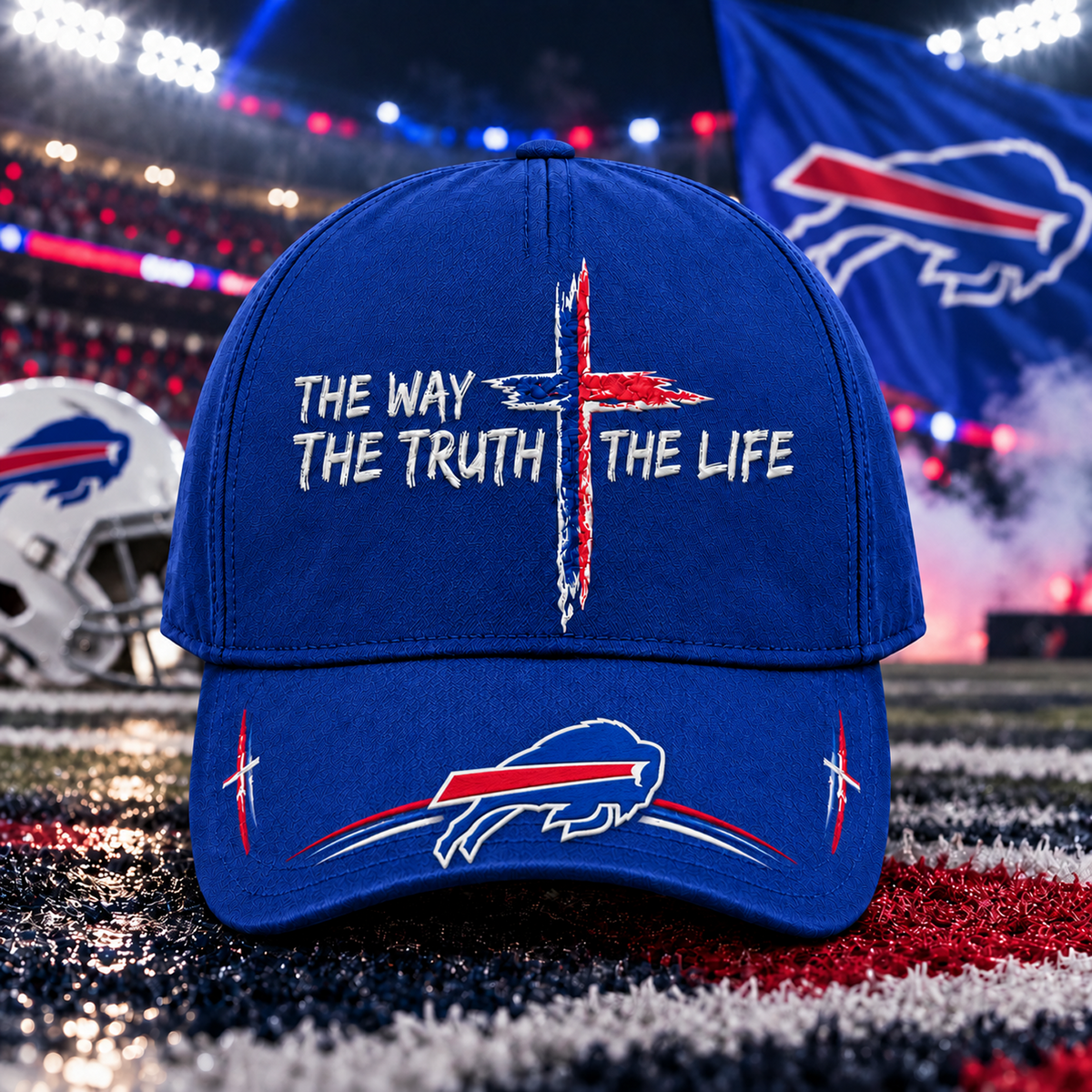 Premium NFL x BUF The Way The Truth The Life Cap