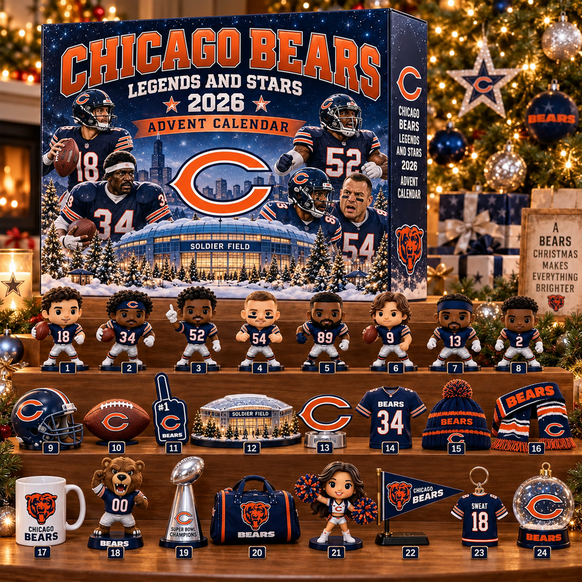Premium NFL x CHI Christmas Advent Calendar