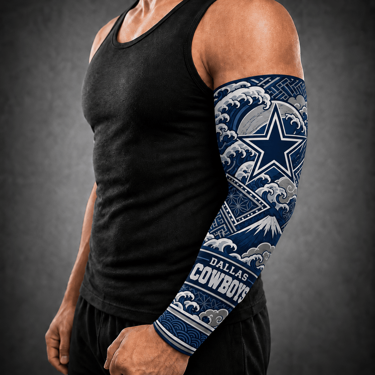 Premium NFL x DAL Japan Personalized Name Arm Sleeve