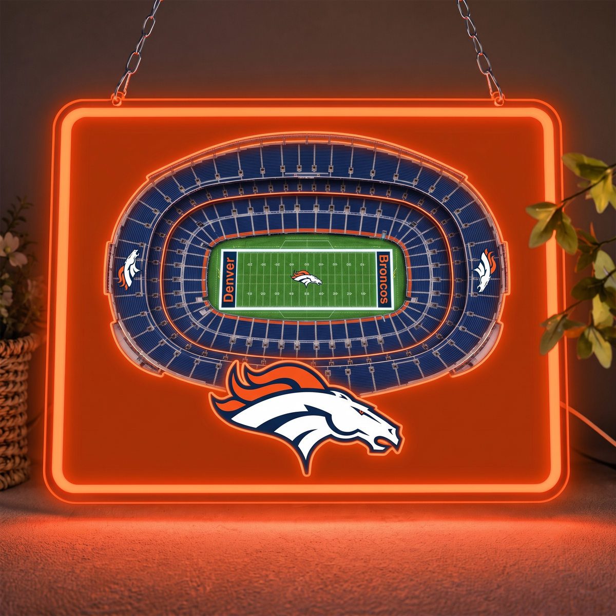 Premium NFL x DEN LED Neon Sign