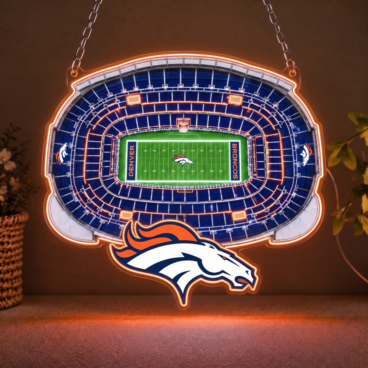 Premium NFL x DEN Stadium LED Neon Sign