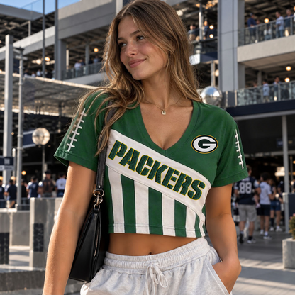 Premium NFL x GB T Shirt V-neck