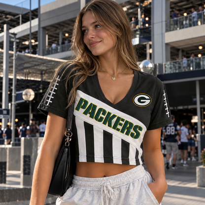 Premium NFL x GB T Shirt V-neck