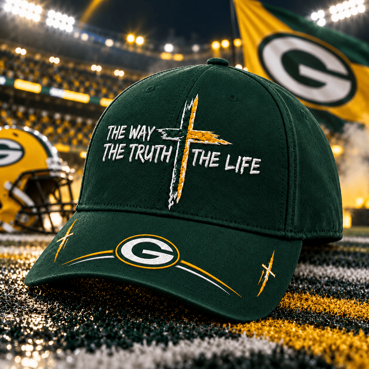 Premium NFL x GB The Way The Truth The Life Cap