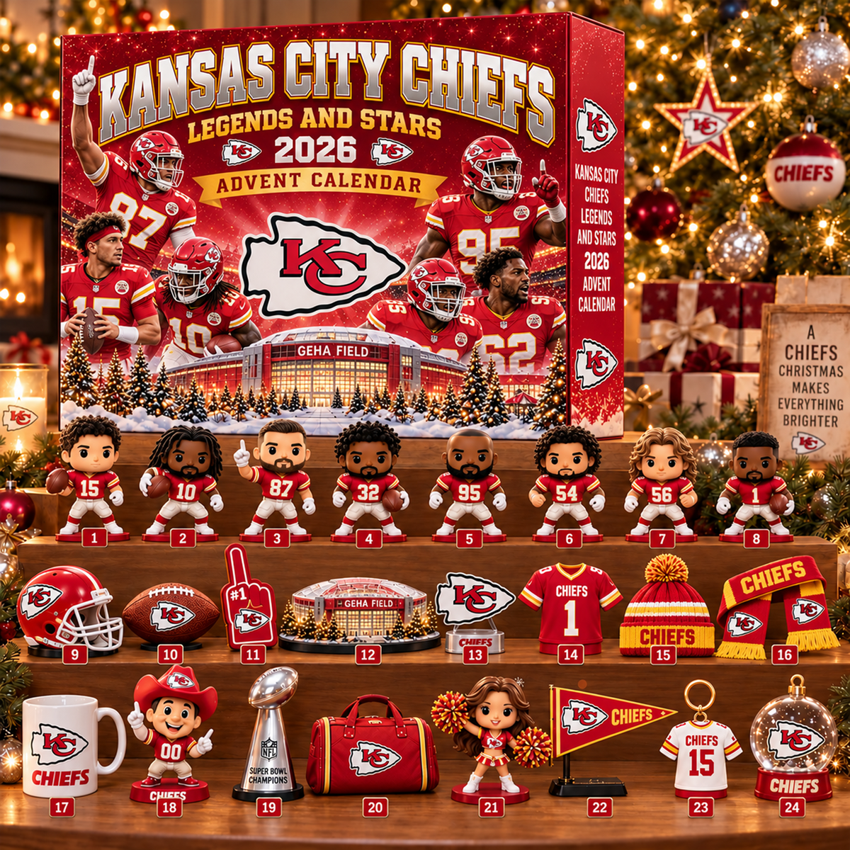 Premium NFL x KC Christmas Advent Calendar