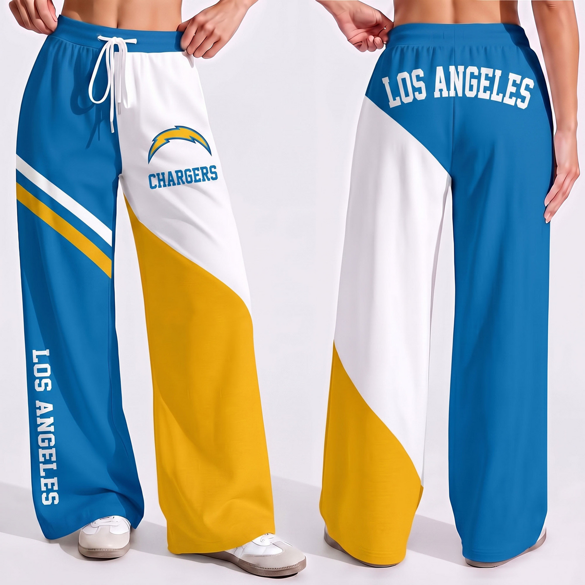 Premium NFL x LAC Game Day Color Block Wide Leg Pants