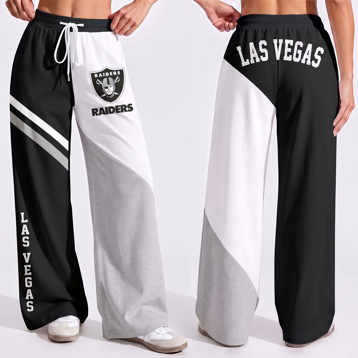 Premium NFL x LVR Game Day Color Block Wide Leg Pants