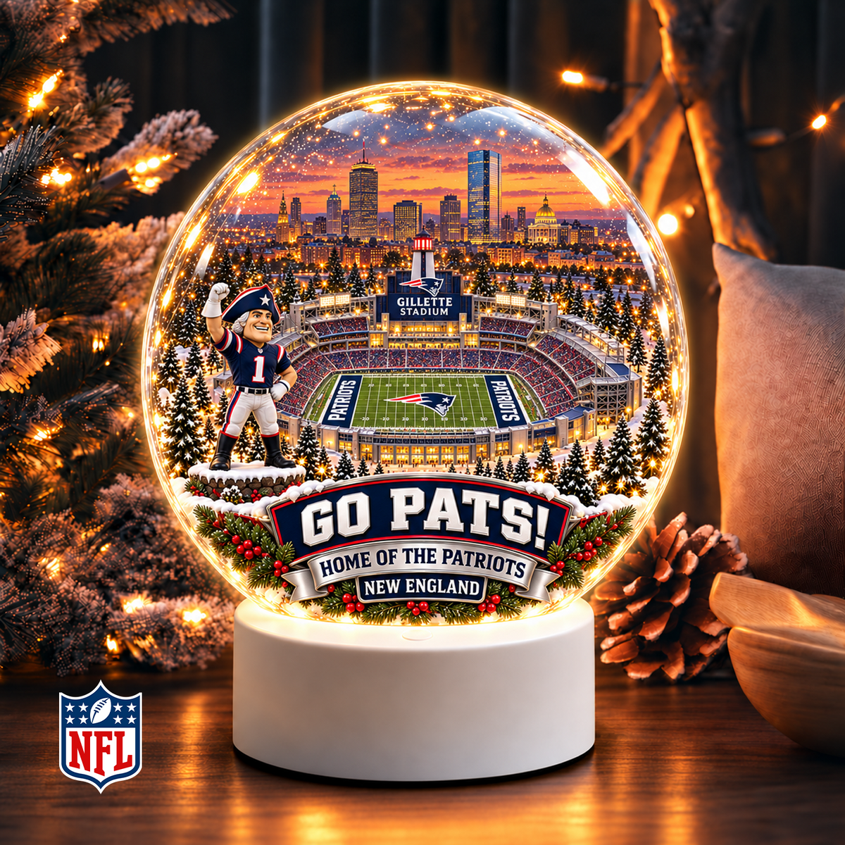 Premium NFL x NEP Snow Globe