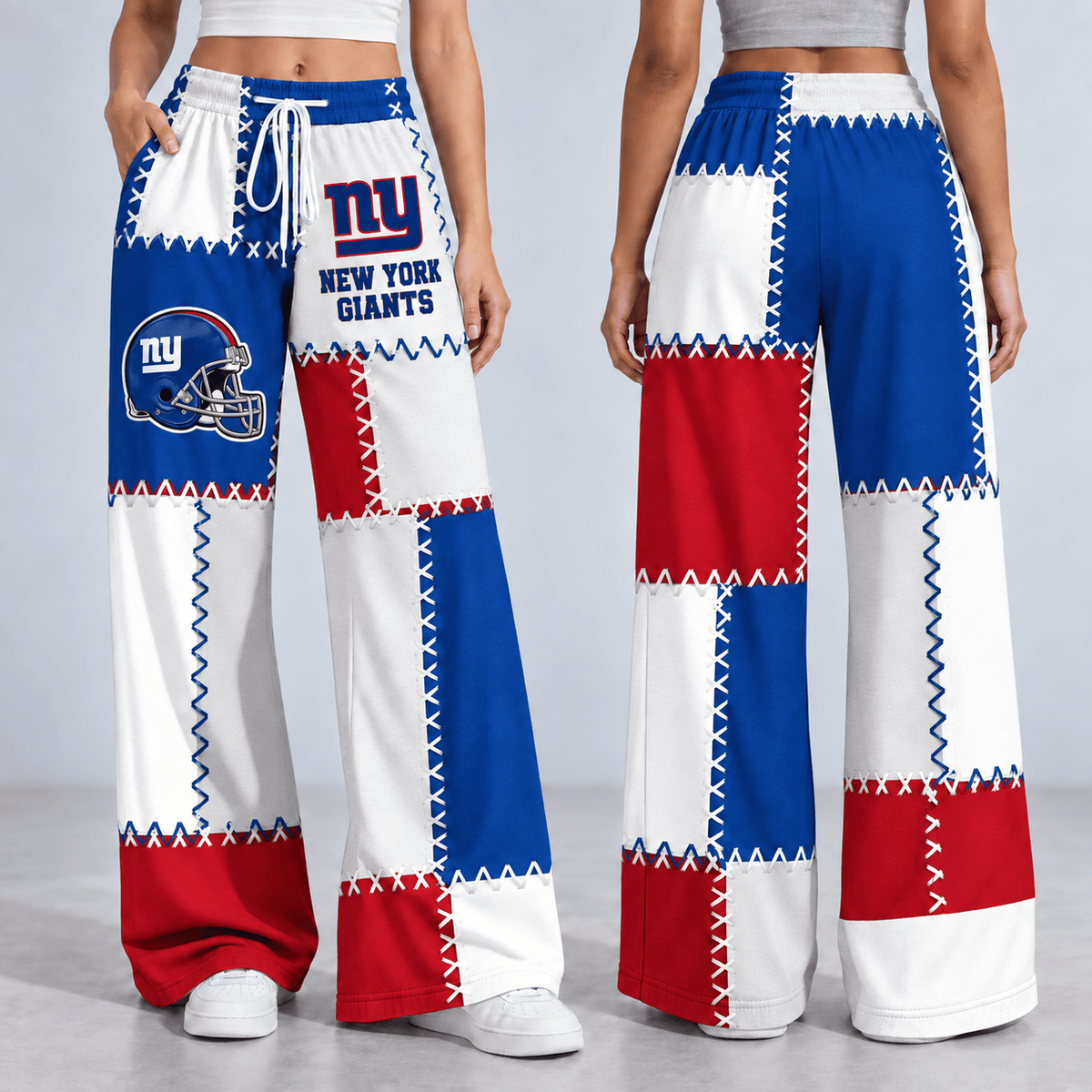 Premium NFL x NYG Patchwork Casual Pants