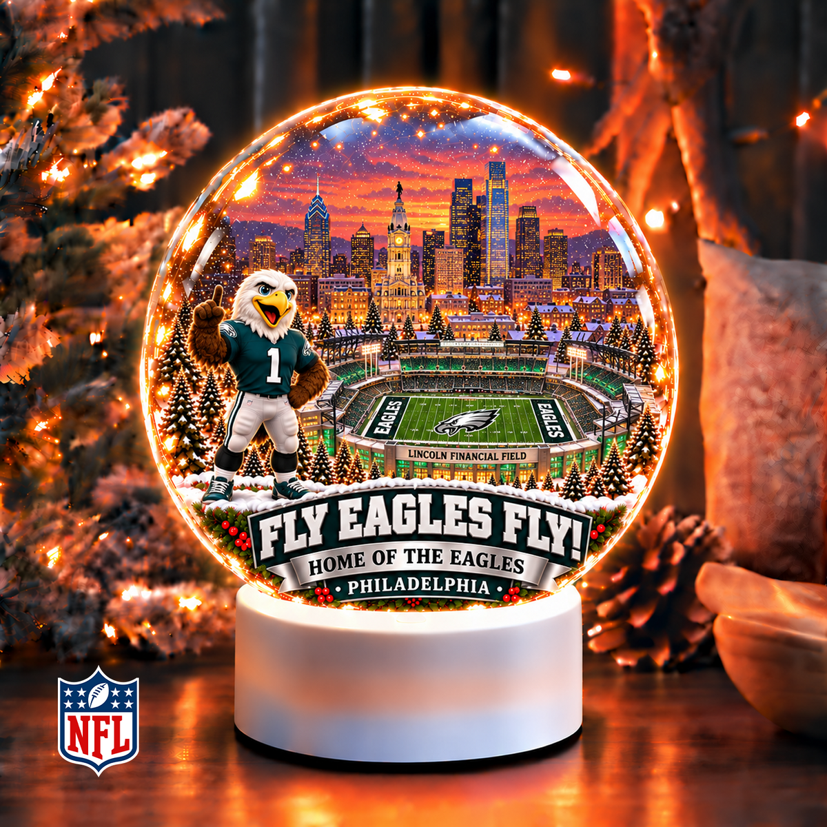 Premium NFL x PHI Snow Globe