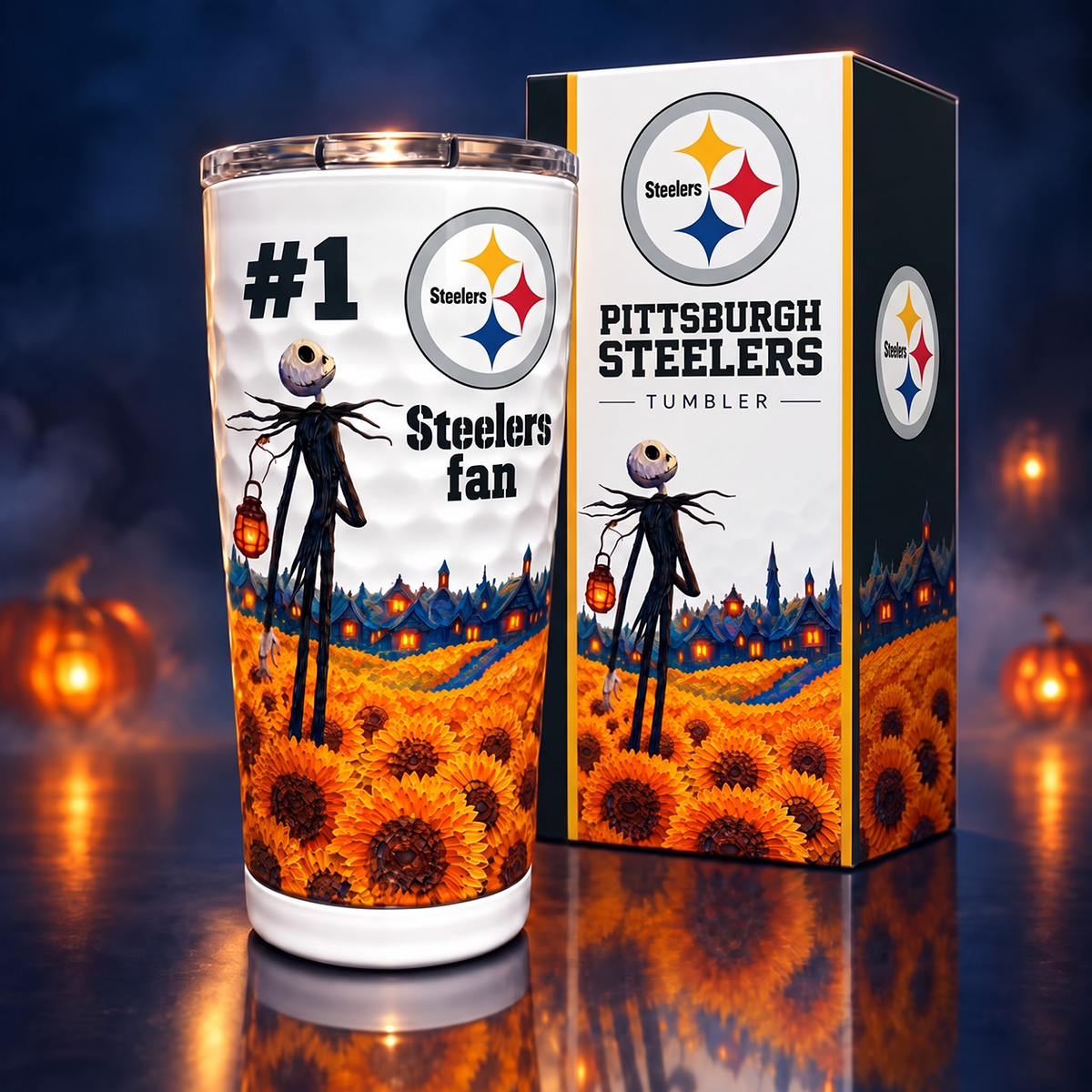 Premium NFL x PIT Fan Golf Tumbler