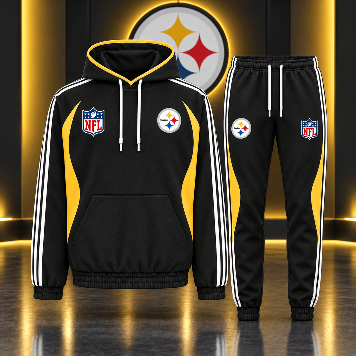 Premium NFL x PIT Sideline Performance Hoodie & Jogger Set