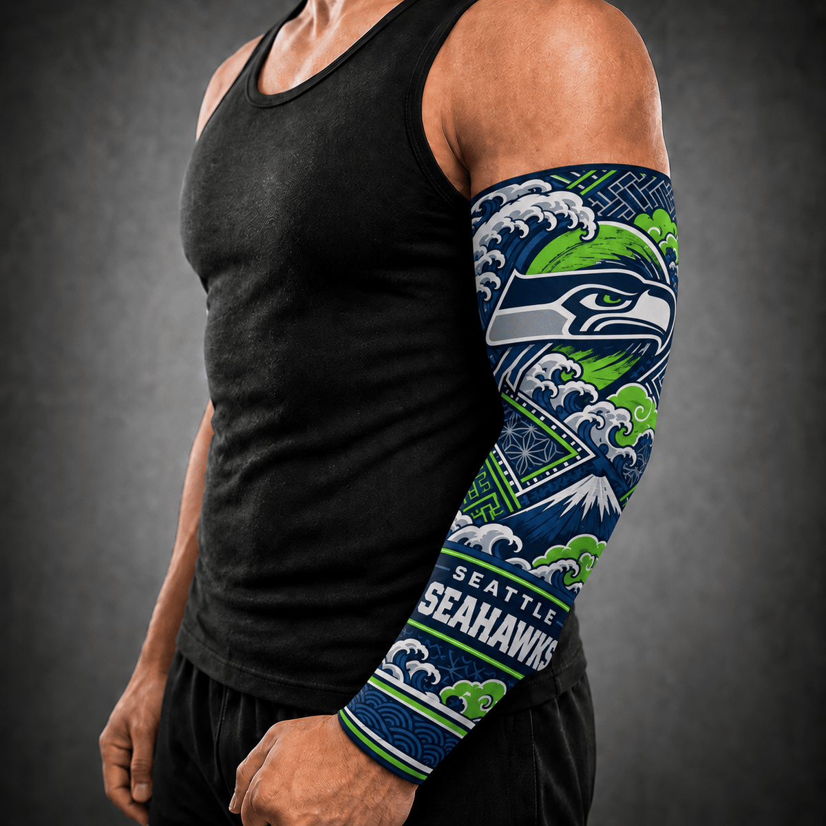 Premium NFL x SEA Japan Personalized Name Arm Sleeve