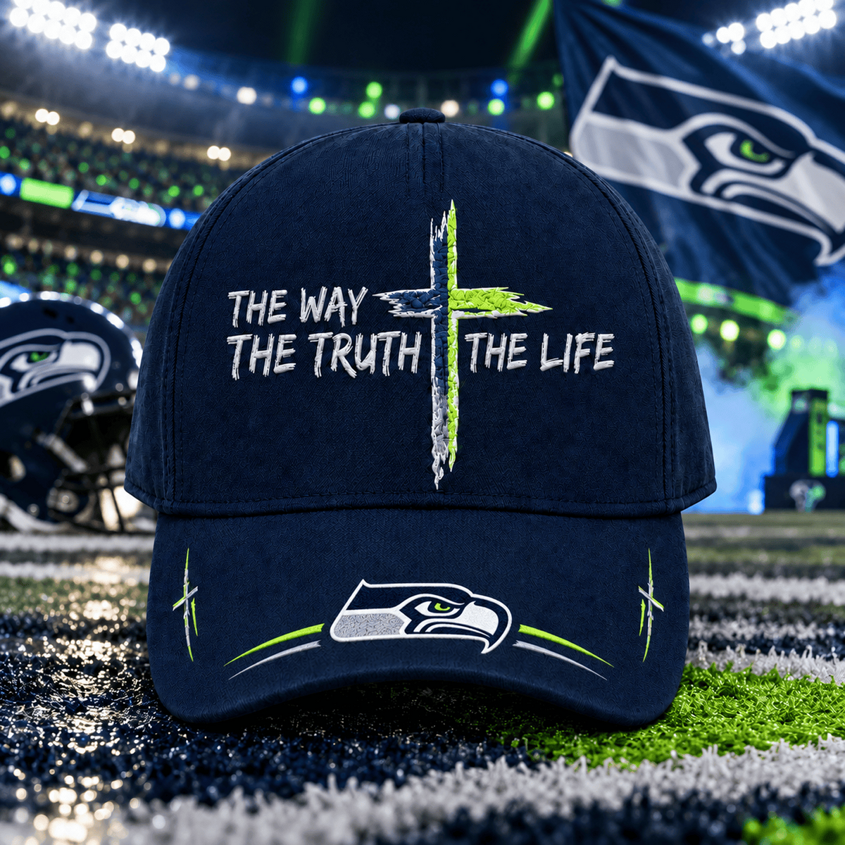 Premium NFL x SEA The Way The Truth The Life Cap