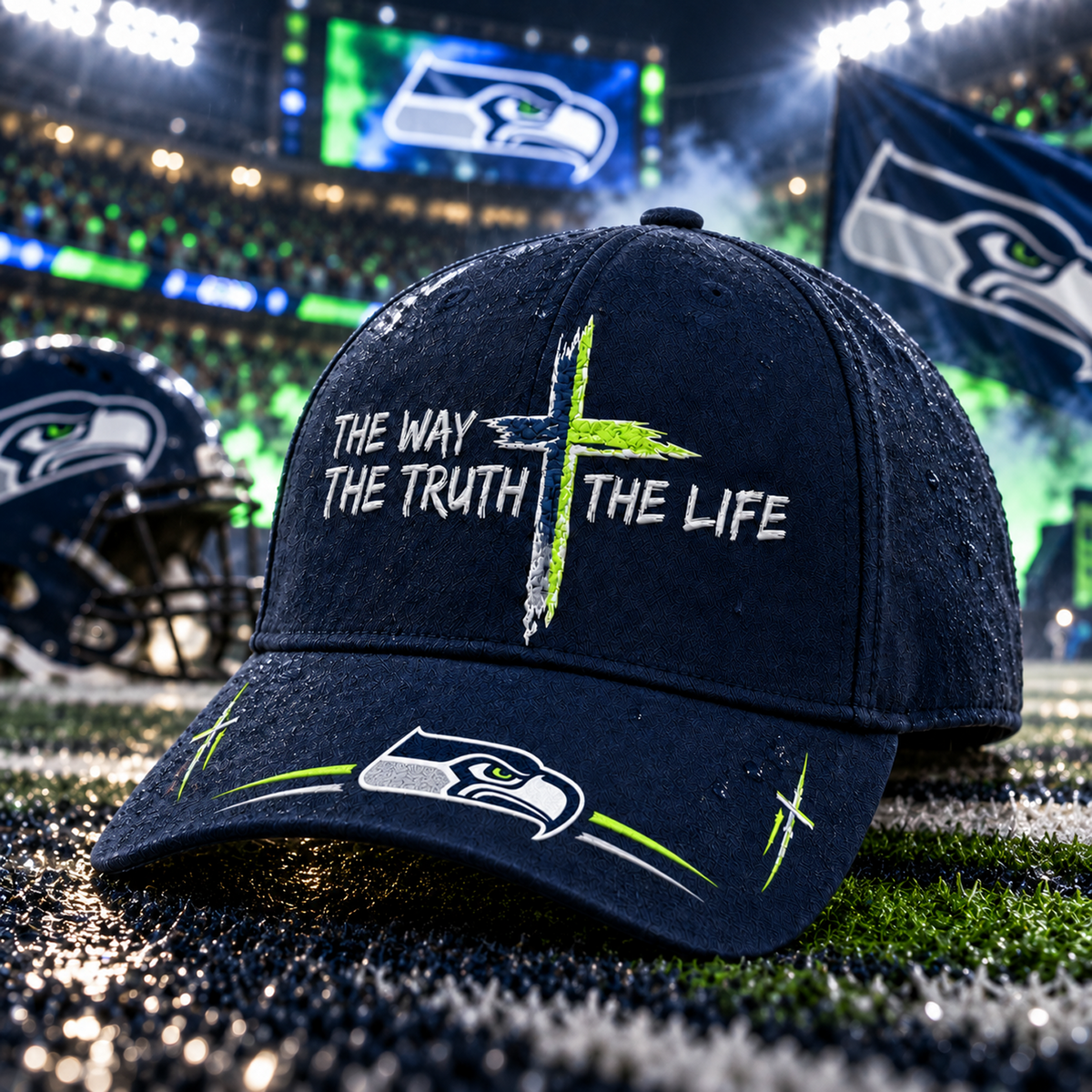 Premium NFL x SEA The Way The Truth The Life Cap