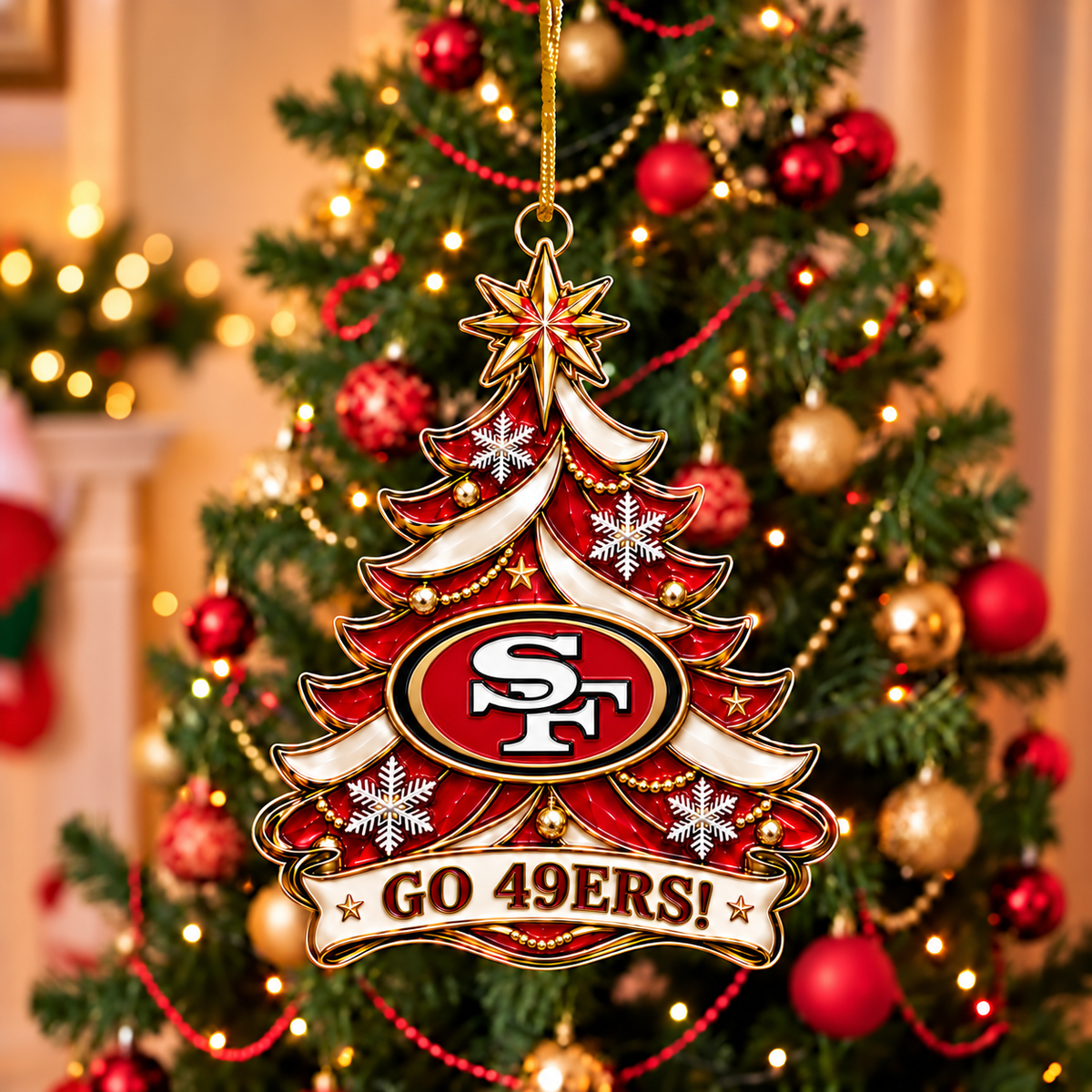Premium NFL x SF Christmas Tree Ornament