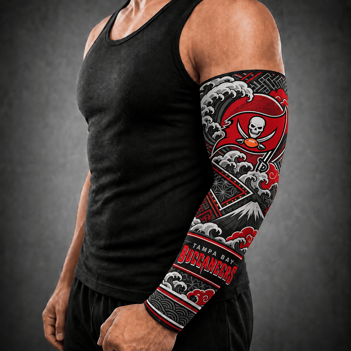 Premium NFL x TB Japan Personalized Name Arm Sleeve
