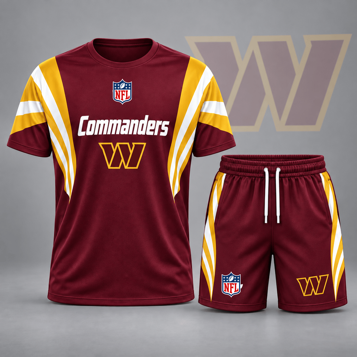 Premium NFL x WAS Elite Performance T-Shirt & Shorts Set