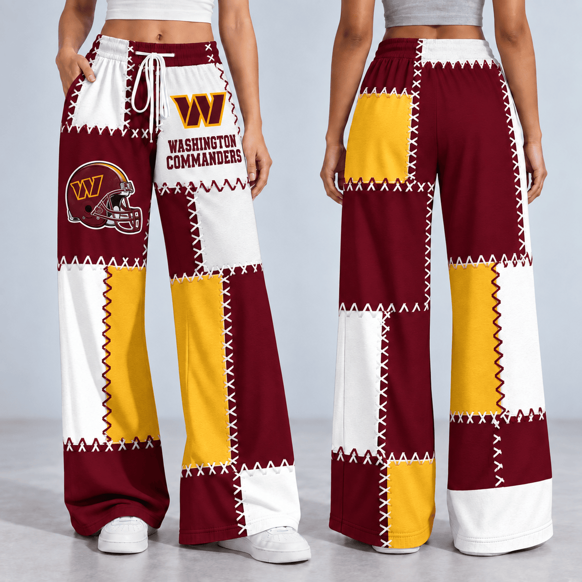 Premium NFL x WAS Patchwork Casual Pants
