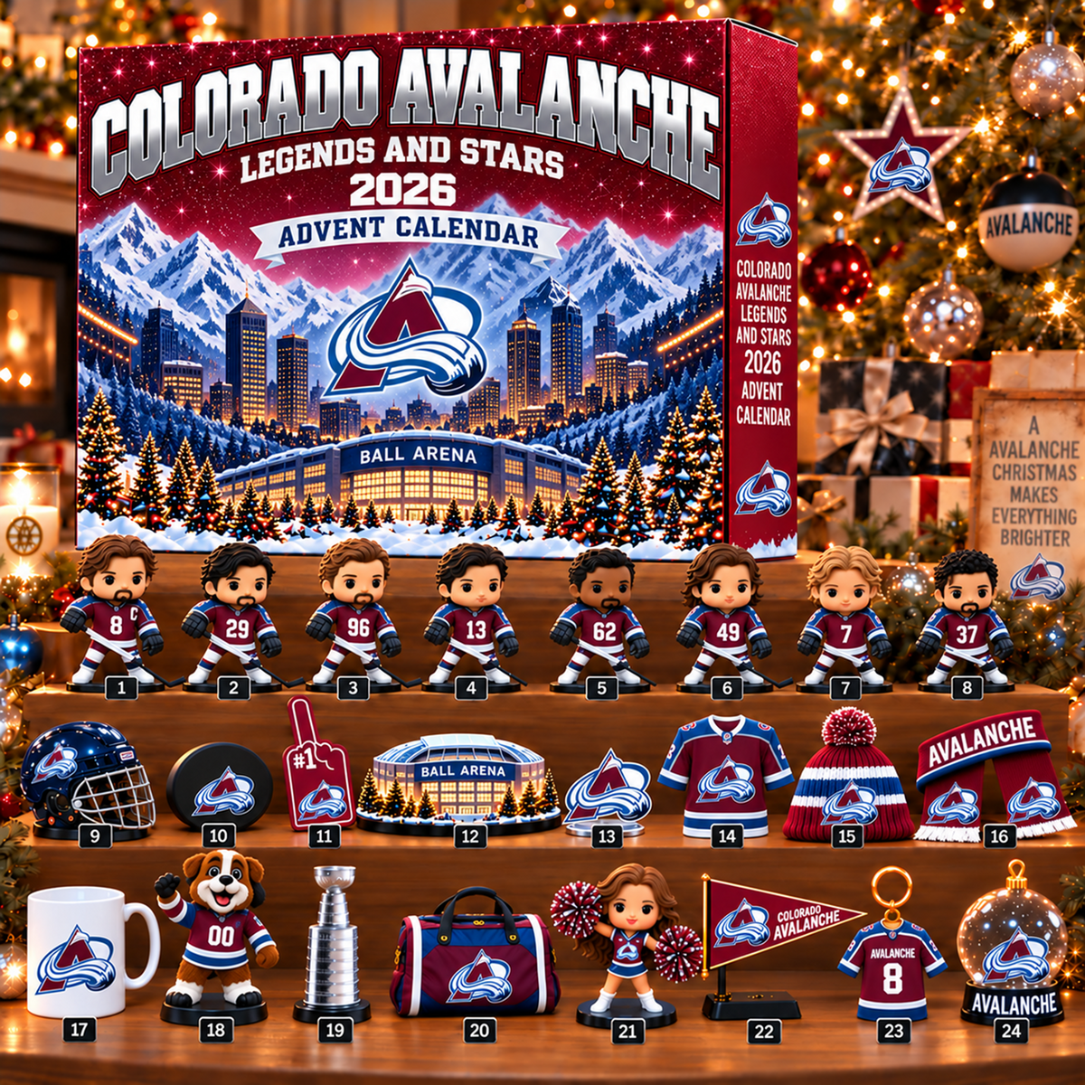 Premium NHL x COL Christmas Stadium Advent Calendar