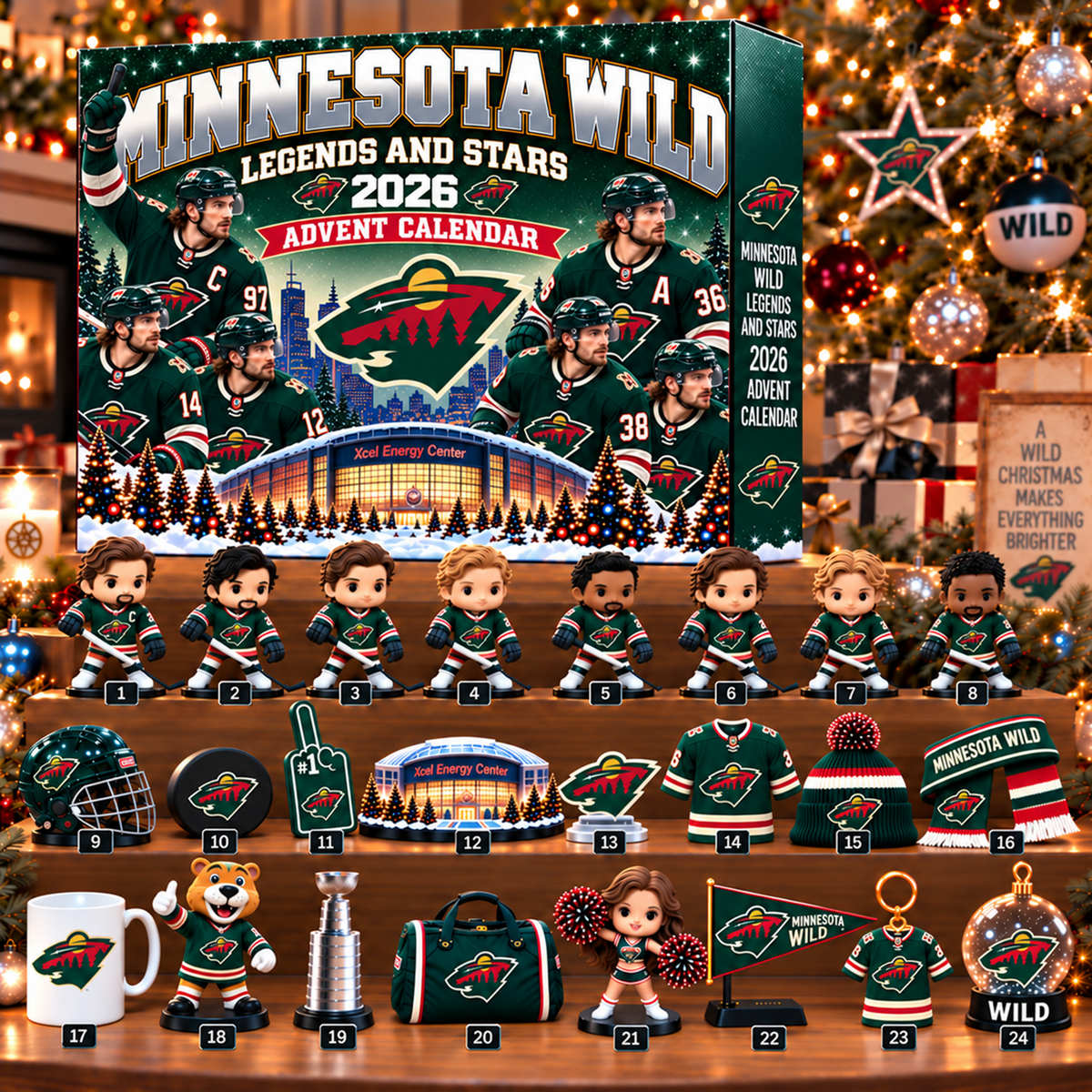 Premium NHL x MIN Christmas Advent Calendar