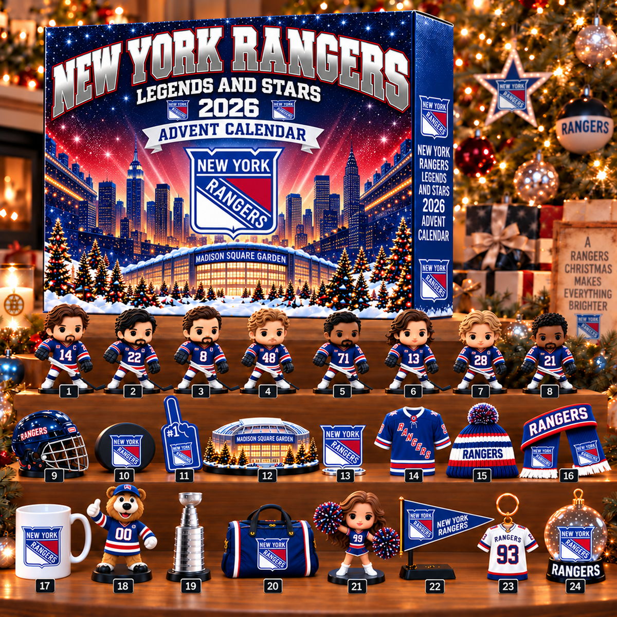 Premium NHL x NYR Christmas Stadium Advent Calendar