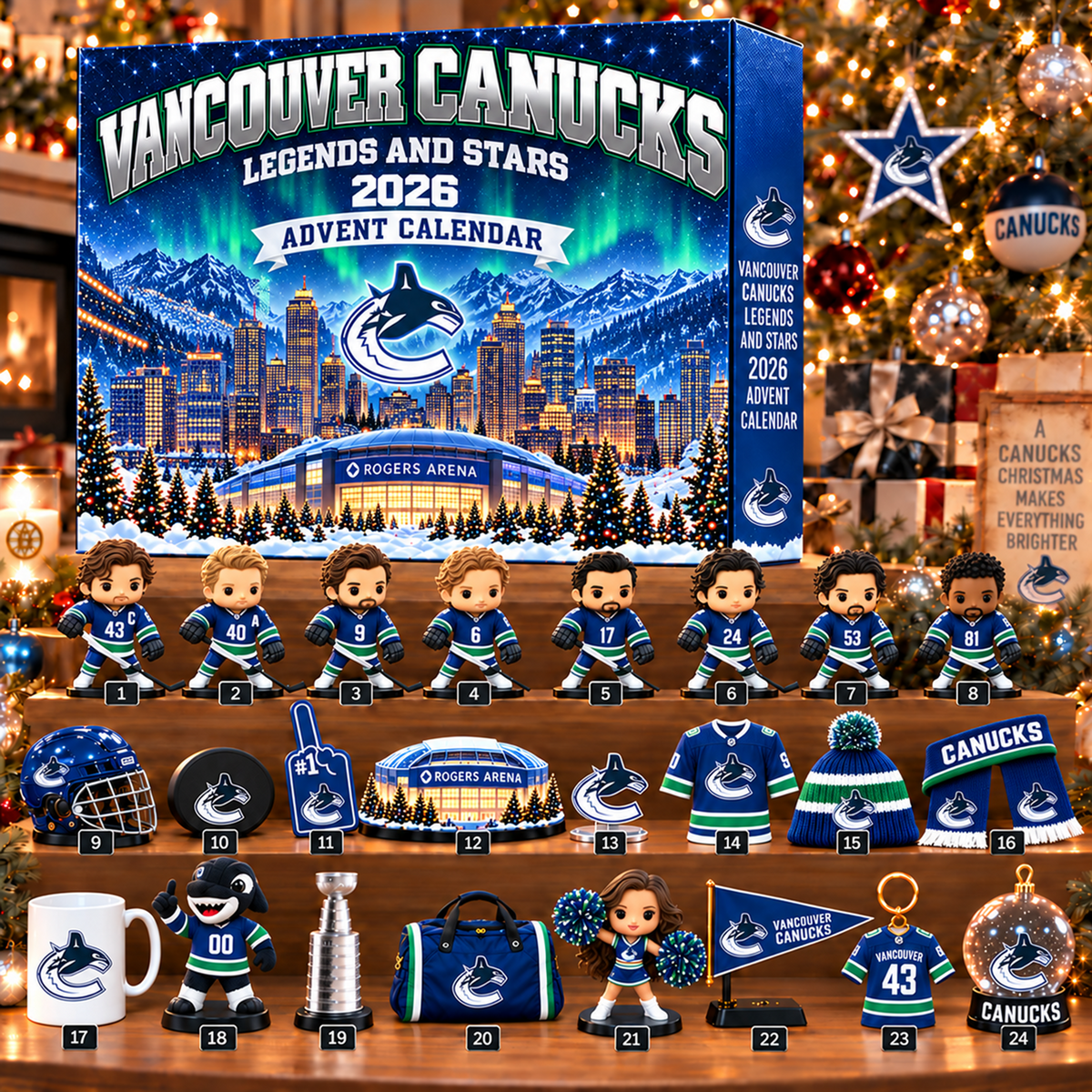 Premium NHL x VAN Christmas Stadium Advent Calendar